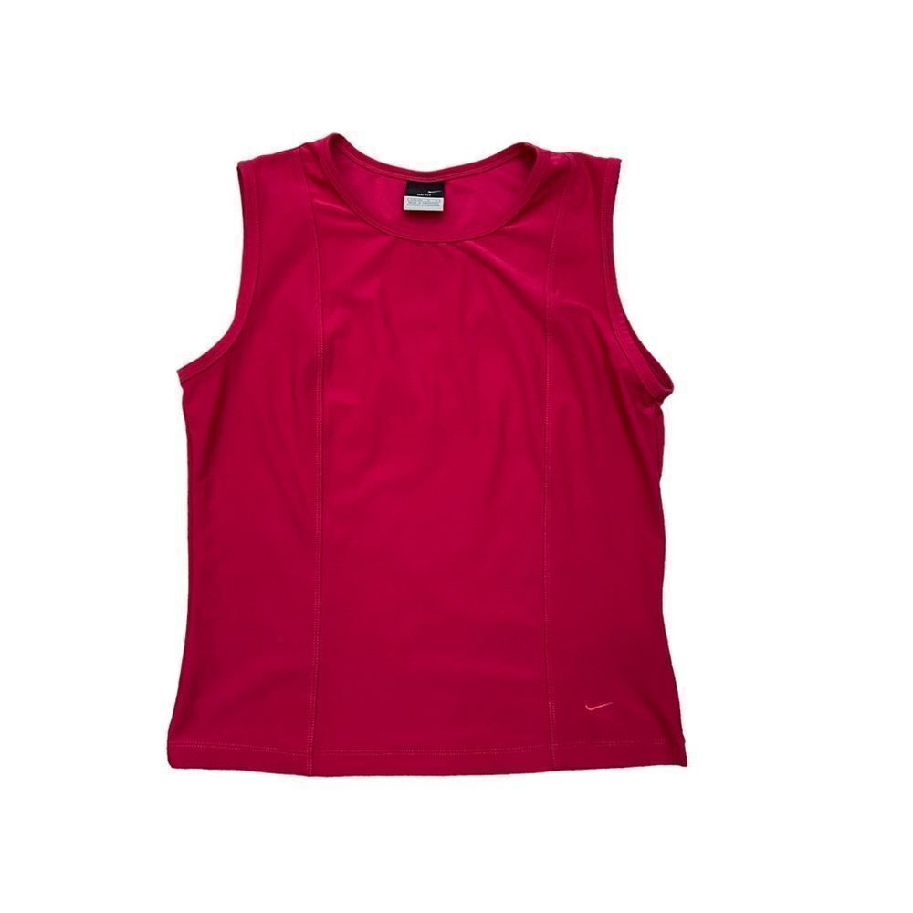 Ladies Nike Dri-Fit Bright Pink Sleeveless Athletic Top Size Large